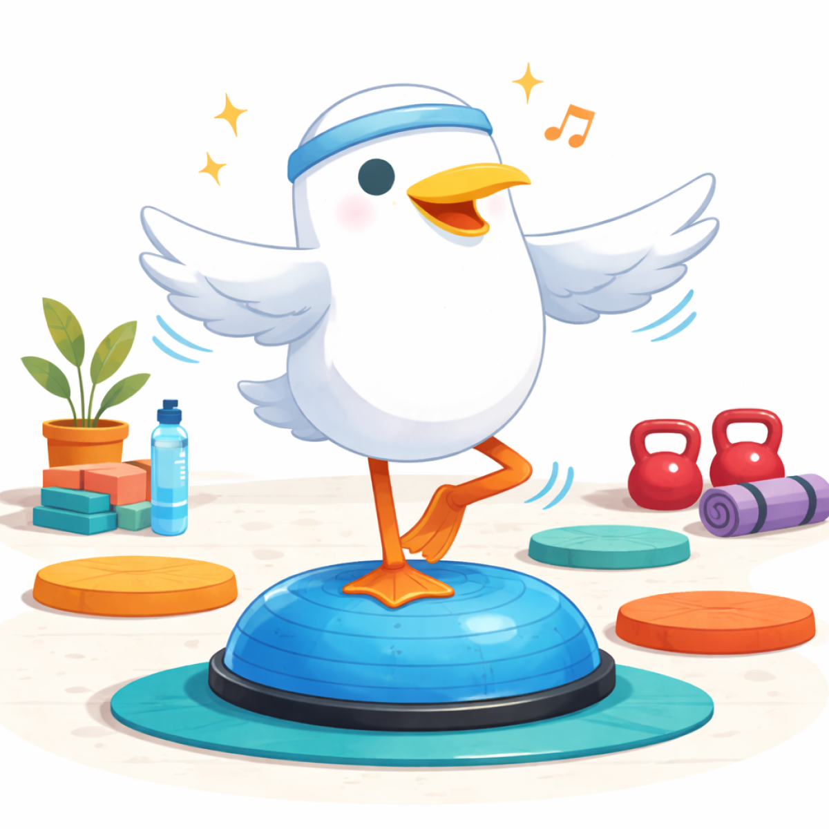 Seagulls fitness balance logo